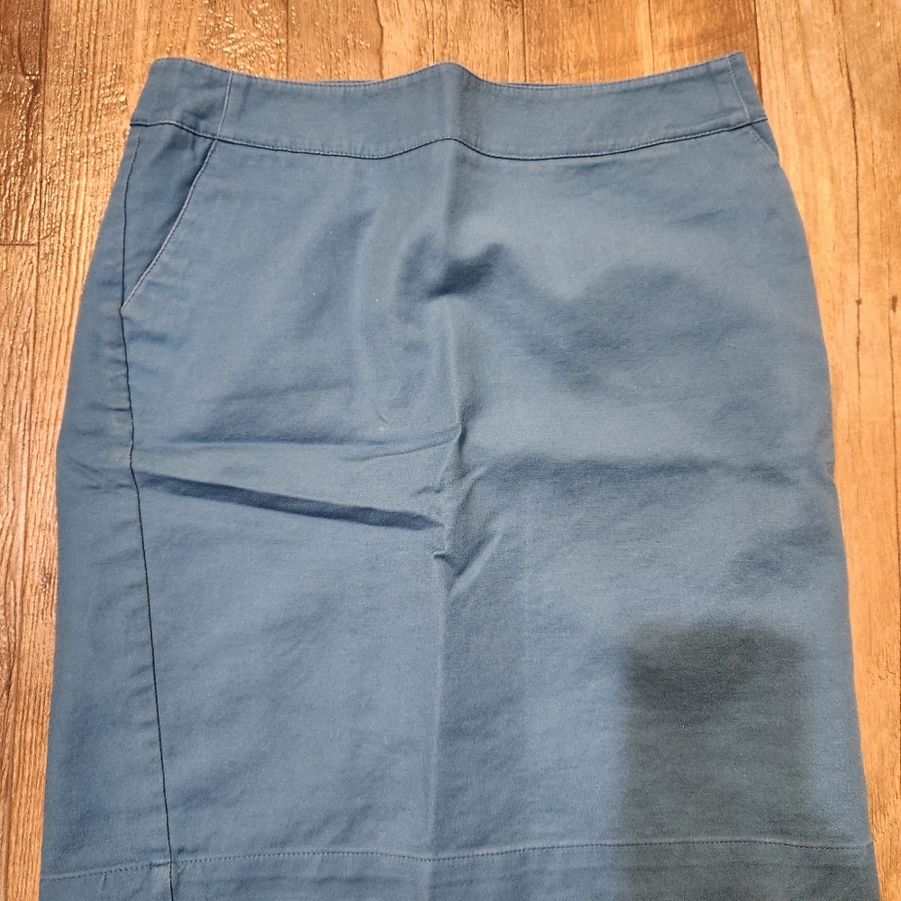 Light Blue Khaki Skirt 6